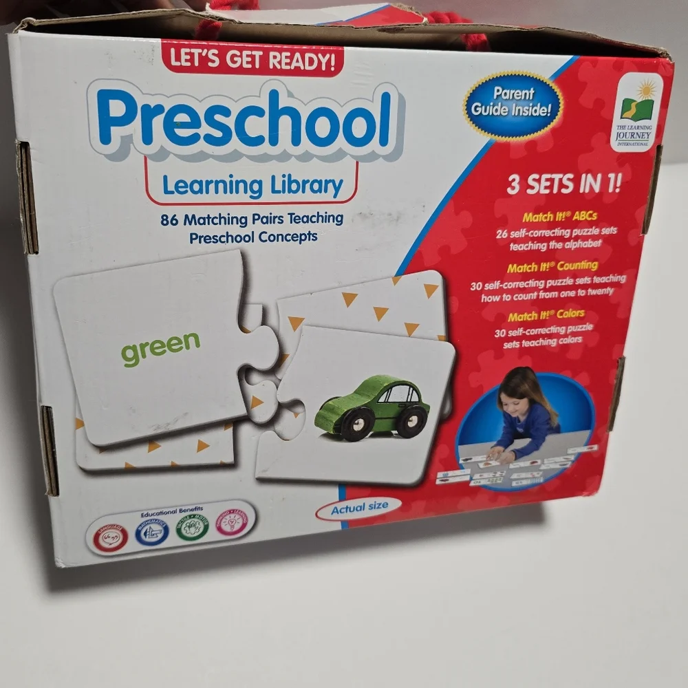 Preschool Learning Library Puzzle Set - Multicolor - Picture 2 of 9